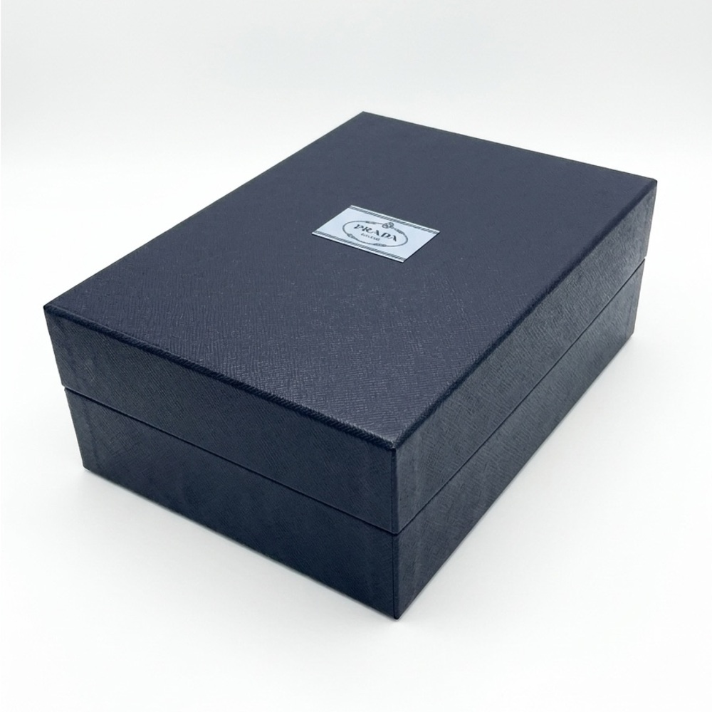 Prada Black Gift Box with Light Blue Label